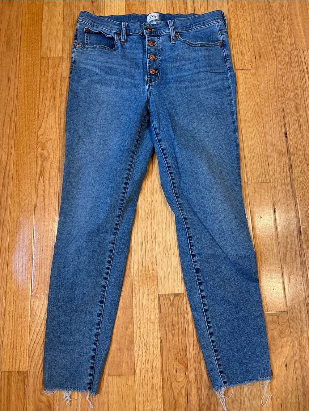 J. Crew Women's Skinny Jeans in Blue Denim